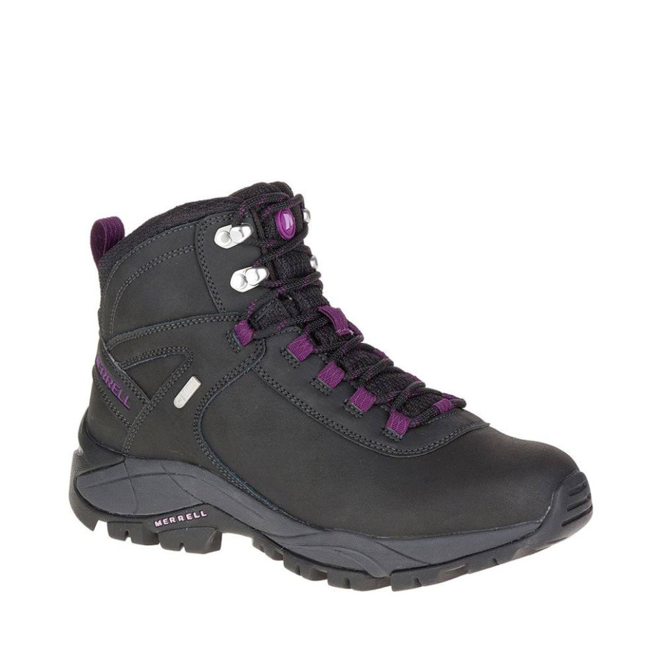 BUTY HIKINGOWE VEGO MID LEATHER WATERPROOF CZARNE-35-black